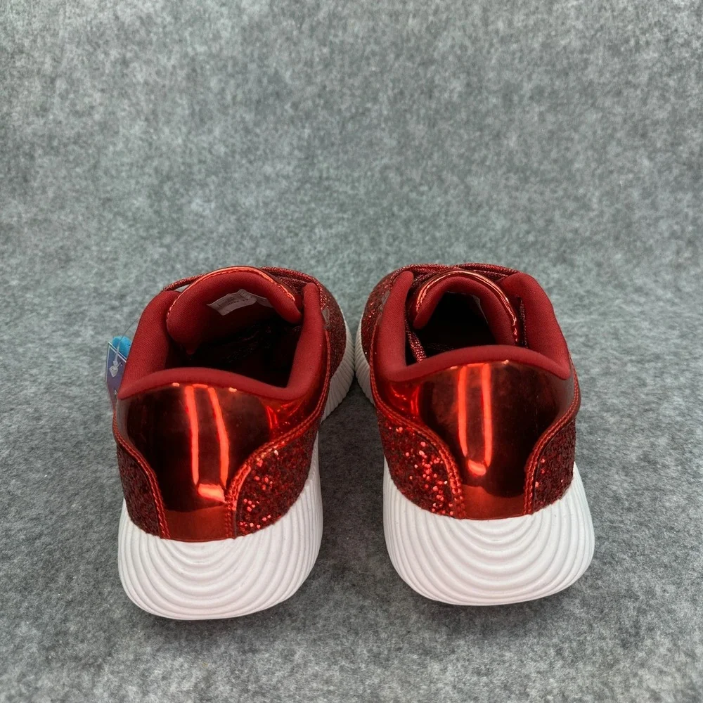 Freewalk Foam Fit Red Glitter Fashion Sneakers Womens 8.5 Memory Foam Shiny New